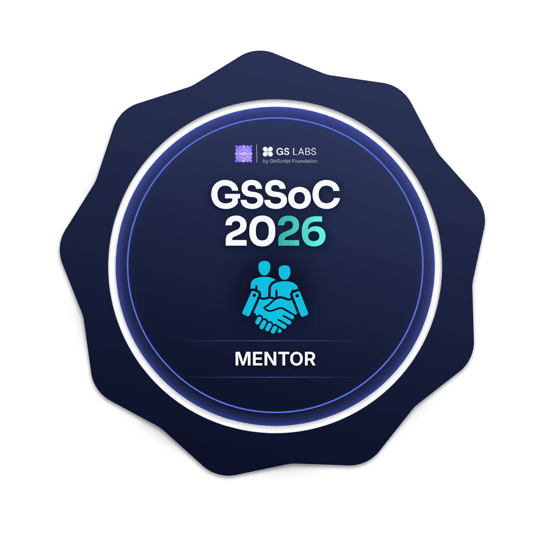 GirlScript Summer of Code mentor badge